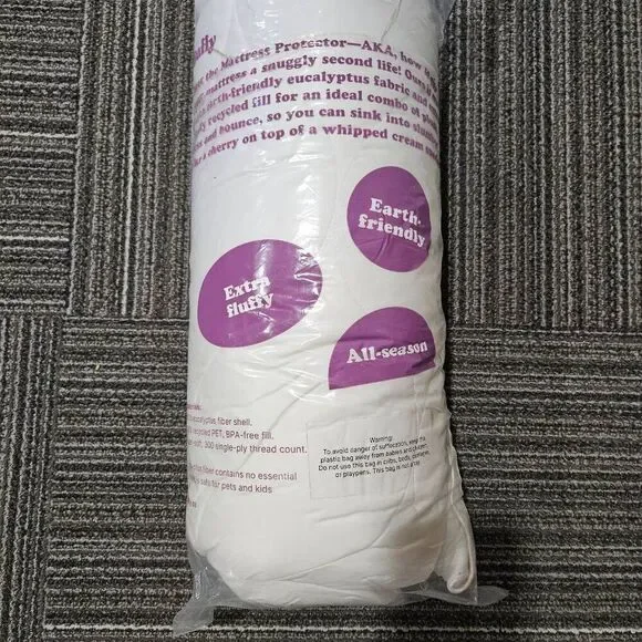Buffy Plushy Mattress Protector California King Size NWT